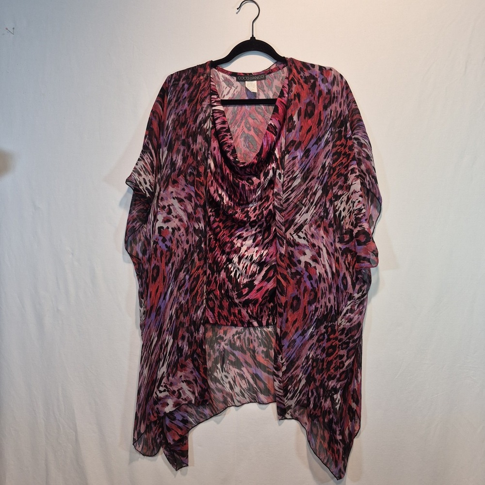 Coco Bianco Top And Duster Md Boho Chic Maximalist Contemporary Artsy Flowy